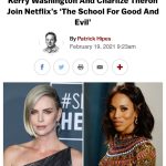 Charlize Theron Instagram - Let’s go @kerrywashington!!! Excited for this one. 🧙 @paulfeig @netflixfilm