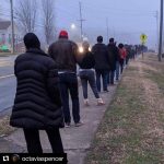 Charlize Theron Instagram - All eyes on #Georgia today! Amazing to see how many Georgians stood in line to cast their votes early, and how many more are showing up to the polls today. As long as you are in line by 7 pm tonight, you can’t be turned away! So #StayInLine!!! If you run into any issues call the Election Protection Hotline at 866-OUR-VOTE. #ThankYouGA #Vote