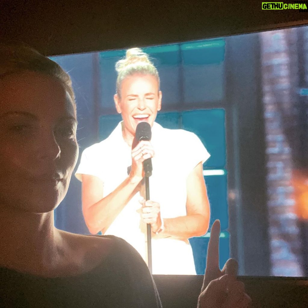 Charlize Theron Instagram - Date night with my main bitch @chelseahandler. We all need a laugh right about now so do yourself a favor and watch her new special on @hbomax! #ChelseaHandlerEvolution