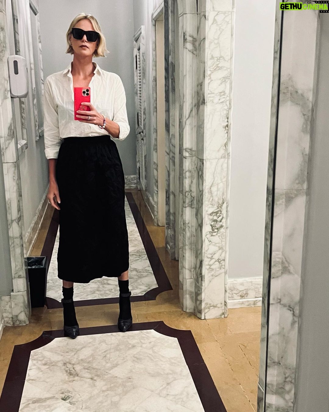 Charlize Theron Instagram - Day 1 Press day FAST X Roma ✅