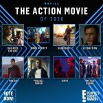 Charlize Theron Instagram - Still reeling from the fact that we got 4 @peopleschoice award noms!!! Thank you to...the people! It makes me so happy that @oldguardmovie resonated with so many of you around the world, and I am ecstatic to be in the company of these incredible films, actors and action stars! (I’m coming for you, @chrishemsworth 💪🏻) Check out my bio for links to vote for these awards AND to register to vote for the most important election of our lifetime! 2 🐦 1 🗿