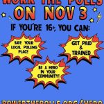 Charlize Theron Instagram - Don’t let your local polling place close! If you’re over 16, sign up TODAY to be a poll worker at powerthepolls.org/hero & share! You not only get paid for your heroic work, but you’ll help end the national poll worker shortage we’re facing in 2020. Everyone gets free PPE too. If we don’t recruit more people, many polling locations will close! Please help reach our goal of signing up 250,000 poll workers. You’ll be a hero in your community by protecting the right to vote for your neighbors. Join the movement and be a #pollhero today! Link in my bio to signup xx