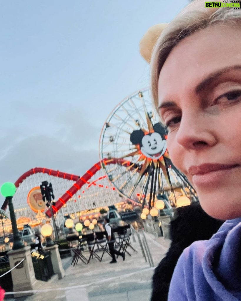 Charlize Theron Instagram - Leader of the pack. Disneyland
