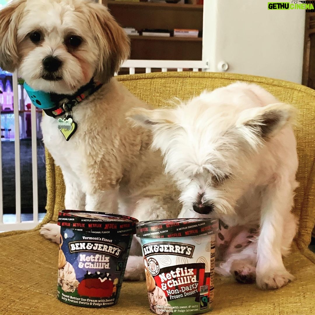 Charlize Theron Instagram - This is not an ad, just a reminder that @benandjerrys has the best ice cream in the game AND is committed to dismantling white supremacy! We love a bowl of Netflix and Chill’d with a side of racial justice!!
