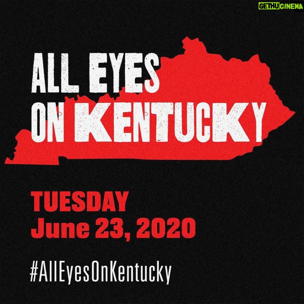Charlize Theron Instagram - Need some #MondayMotivation? How about helping to keep #AllEyesOnKentucky. In case you haven’t heard, tomorrow in Louisville, KY - where Breonna Taylor was murdered - 600,000 registered voters will only have ONE polling place to vote. This is beyond unacceptable. Swipe for more info and action items to help ensure a fair election for this crucial Senate race.