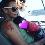 Charlize Theron Instagram - I became a mom right before we started shooting. At least my child will forever have the fun fact of “I spent most of the first year of my life in a war rig” (special appearance by my incredible costumer Inge Hough)