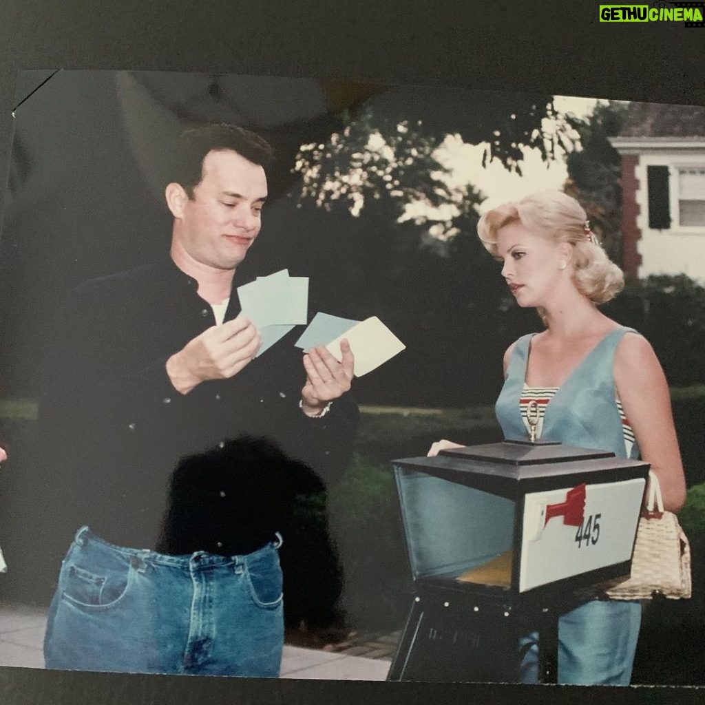 Charlize Theron Instagram - You will forever be my hero. Happy birthday @tomhanks ❤️