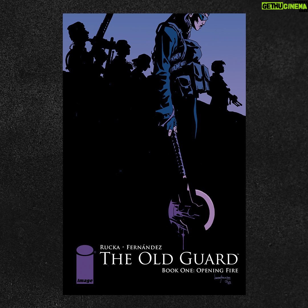 Charlize Theron Instagram - Ok now THIS is cool. Thank you @ruckawriter and @leandrofernandezart for allowing us to bring your epic creation to life! 3 more days till you get to see this team in action on Netflix #TheOldGuard