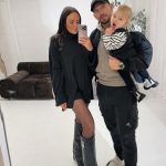 Charlotte Crosby Instagram - A family day out 💁🏻‍♀️ 1. Family selfie 🤳 in the new mirror in @studio_yours 2. A fishy face at the aquarium with the fishes 🐠 3. 2 gorgeous gorgeous girls 🥰 4. A moment for the tights 🔥 5. A cool dude in @gauchonewcastle 🍽️ 6. Daddy and daughter ❤️ 7. Toast and chills 8. Pinching kisses 😘 9. A Man City legend 🤣 10. A moment for my outfit @peppergirlsclub