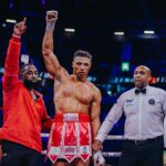 Chase De Moor Instagram - Thank you to the fans for always supporting, thank you to misfits for always putting on a show! Thank you for everything. Congrats to Gary Olive & Tempo arts,gentlemen throughout the entire process, However I will be appealing that decision. 🐐 @misfitsboxing @mf_daznxseries Manchester, United Kingdom