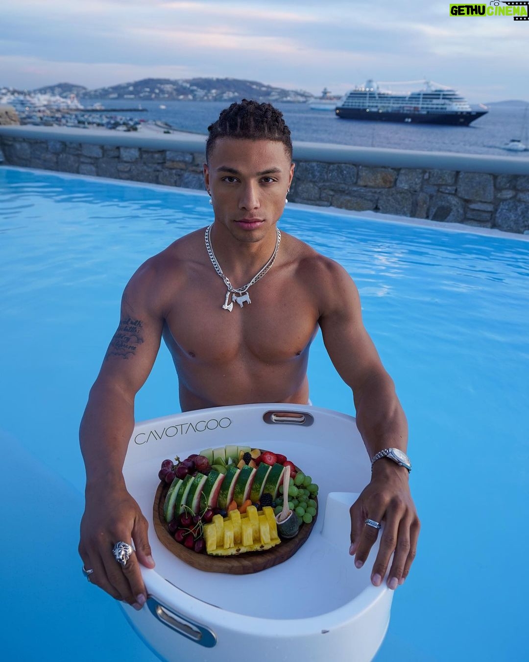 Chase De Moor Instagram - I don’t need love I’m the goat. I just hit the beat and float Mykonos, Greece