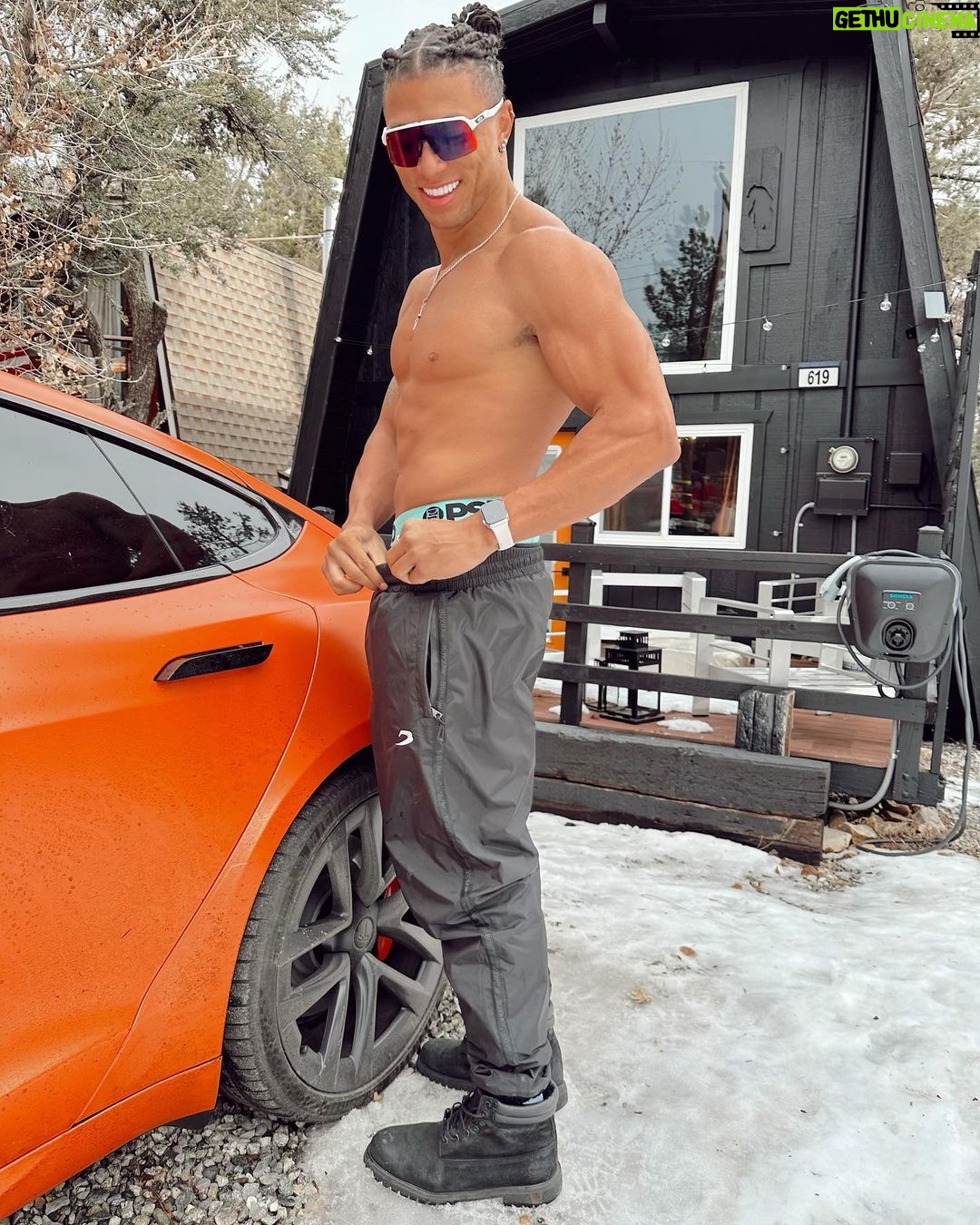 Chase De Moor Instagram - Patented look. Big Bear Mountain