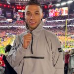Chase De Moor Instagram – Super Bowl was the real star of the show! Until next time Vegas ! #SBLVIII Las Vegas, Nevada