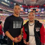Chase De Moor Instagram – Super Bowl was the real star of the show! Until next time Vegas ! #SBLVIII Las Vegas, Nevada