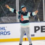 Chase De Moor Instagram - My whole life they told me I’m walking on thin ice, I think picture 3/6 tell everything needed to know about being a hockey player! Thank you for having me @nhlontnt go @seattlekraken ! Seattle, Washington