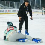 Chase De Moor Instagram - My whole life they told me I’m walking on thin ice, I think picture 3/6 tell everything needed to know about being a hockey player! Thank you for having me @nhlontnt go @seattlekraken ! Seattle, Washington