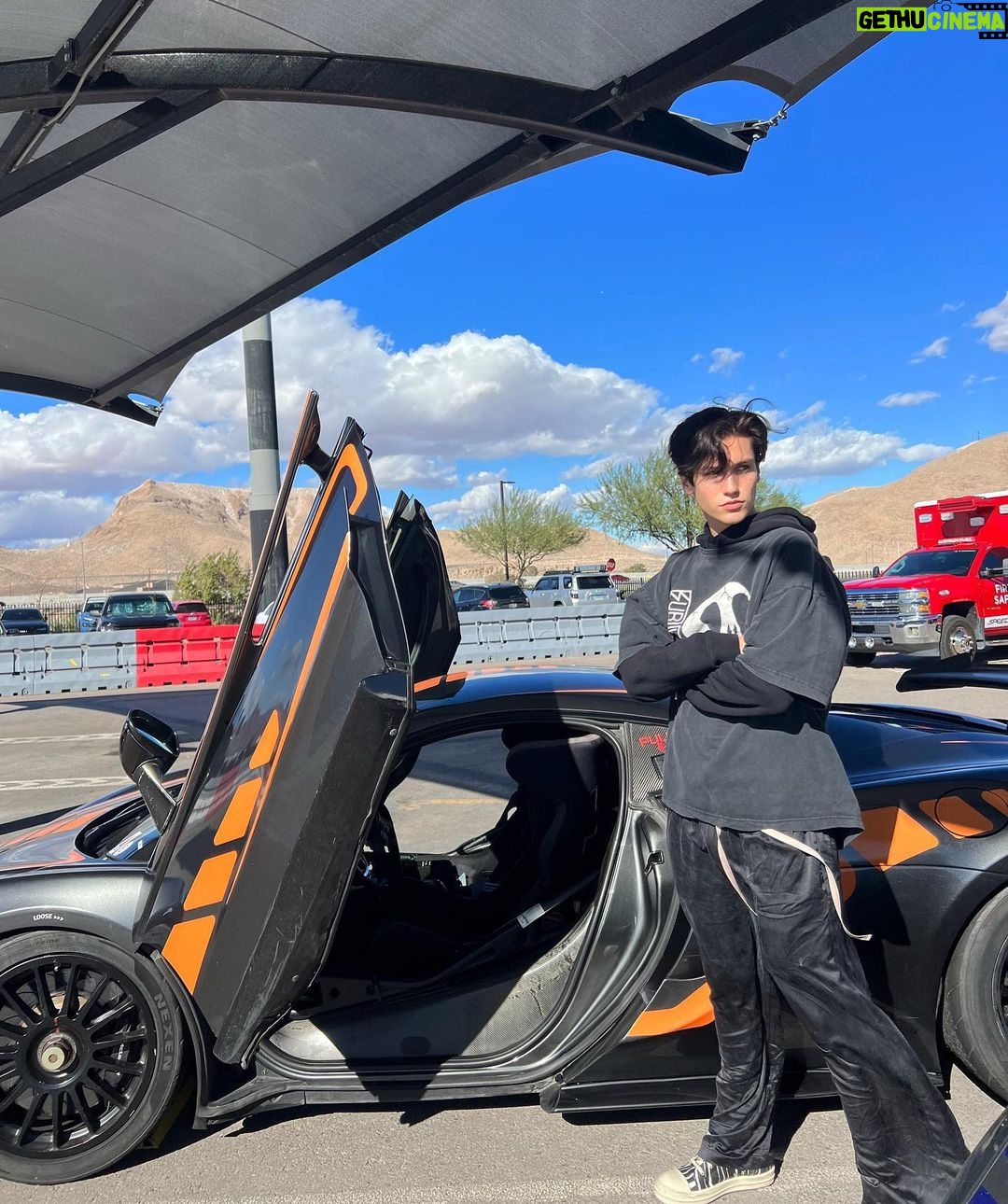 Chase Hudson Instagram - i’m racing laps around ‘em #lasvegasgp Las Vegas, Nevada