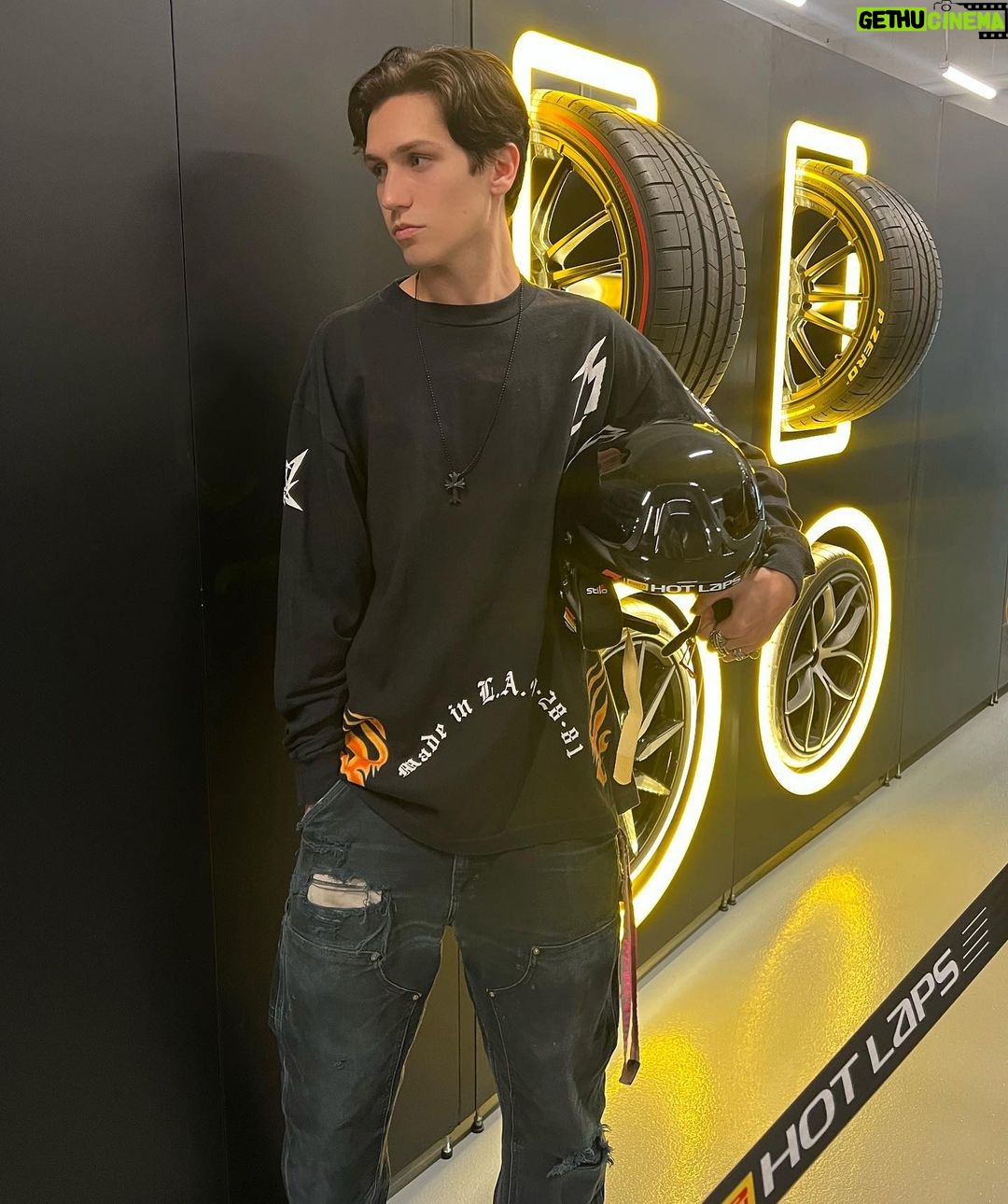 Chase Hudson Instagram - i’m racing laps around ‘em #lasvegasgp Las Vegas, Nevada