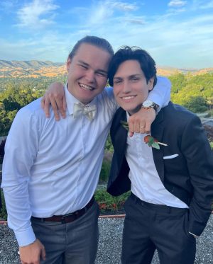 Chase Hudson Instagram - first time being the best man, i’m feelin old now. congratulations elijah and olivia 🥂