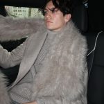 Chase Hudson Instagram – faux fur with the chauffeur New York City