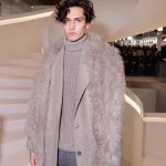 Chase Hudson Instagram – faux fur with the chauffeur New York City