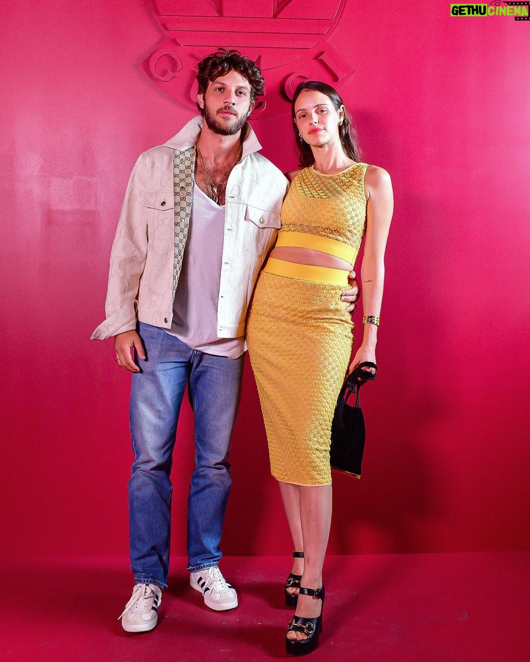 Chay Suede Instagram - Isso foi ontem. Que noite, turma, que noite! Amo sair pra dançar com você, amor da minha vida, minha paixão, minha parceira de tudo @neivalaura Muito obrigado @gucci @vitorsouza___ @carlamoreire @leandrot pelo convite, que festa linda! ❤️🔥