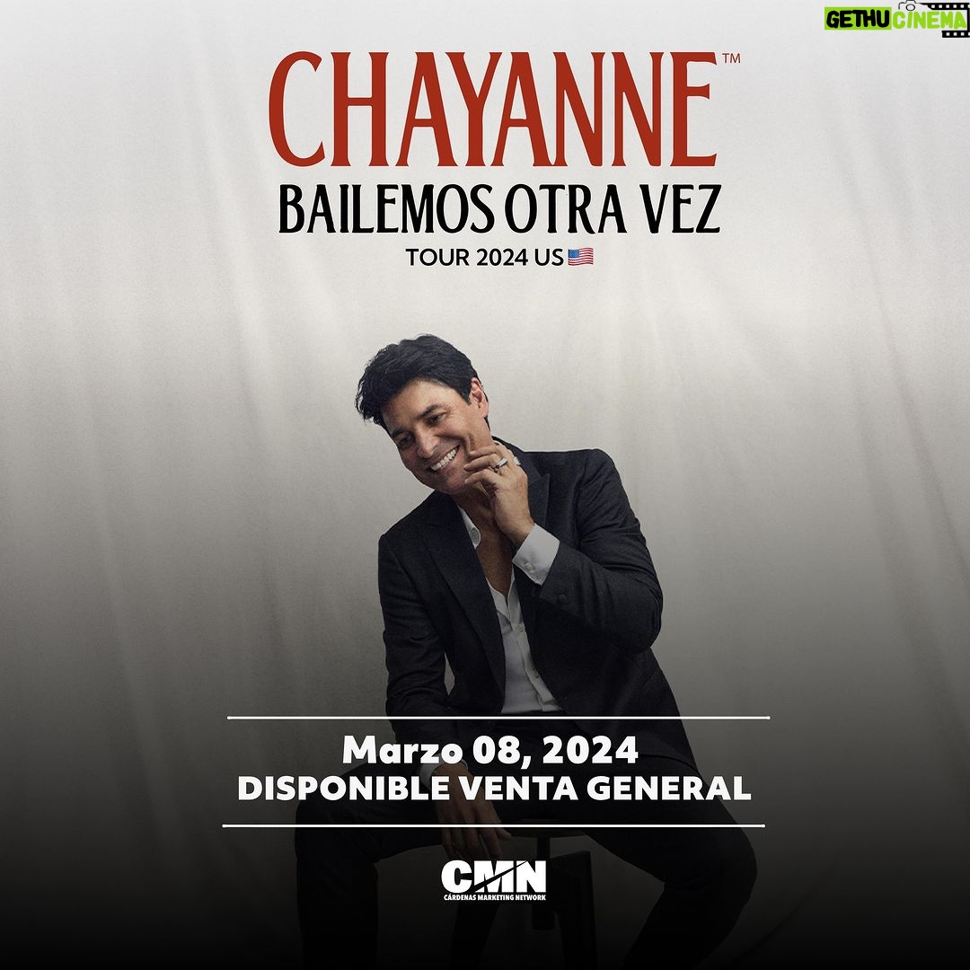 Chayanne Instagram - Mi gente bonita, ¿están preparados para cantar en mi #BailemosOtraVezTour? 🇺🇸❤️ Ya pueden encontrar la venta general en el link de mi biografía