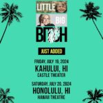 Chelsea Handler Instagram - HAWAII in July! NEW SHOWS ADDED. 🌺 Pre-Sale starts now with code: LITTLE ✈️ KAHULUI - 7/19 ✈️ HONOLULU - 7/20 ⬆️ Get tickets via my link in bio.
