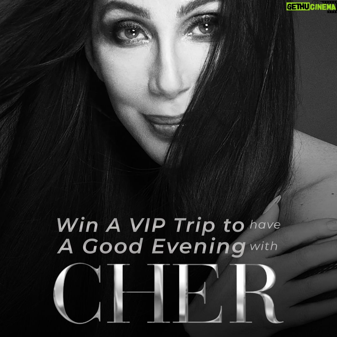 Cher Instagram - 💕✨ Up for a fabulous night in Malibu? @charitybuzz is whisking one lucky fan and a friend off to LA to join Cher for an intimate dinner party at her Malibu home! Head over to DinnerWithCher.com (link in bio) to enter to win an invitation, and while you're at it, tag who you'd bring with you in the comments ⬇️ Your entry will help Cher’s charity, @ftwglobal, in their work to end the mistreatment of wild animals in captivity. Donate $10 or more to help 🧡 Enter to win a night to remember!