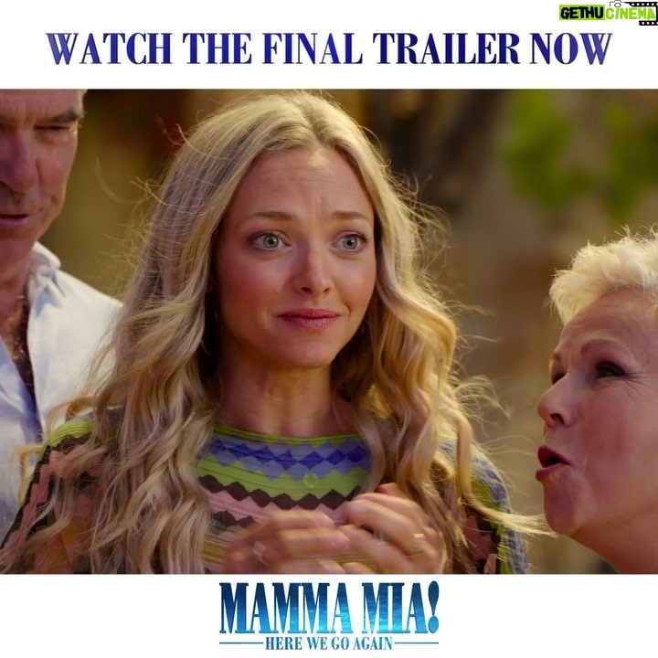 Cher Instagram - Watch the final trailer for #MammaMia2 ‼️ in theaters July 20 ❤️ https://t.co/1xGvUxb7H6
