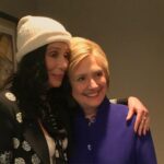 Cher Instagram – Hillary’s“Hillapaloozoa”🎉
(MY NAME 4Big CONCERT,NOT
HERS😂). “SHES WITH US” CONCERT Mon.Nite,June 6th👏🏻