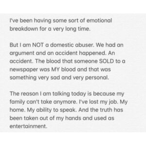 Cheryl Cole Instagram - She just wanted to be heard.. /listened to / understood ... Here is an intended Instagram post Caroline wrote on the 30th of January but was advised not to post. Her family decided to share it today bc she so desperately just wanted to get it out. #bekind