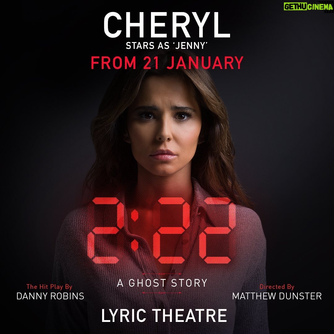 Cheryl Cole Instagram - Hey!!! .. I am SO excited to be starring in the west end thriller @222aghoststory !! I will be playing the role of Jenny from January - April! I went to see the show with a previous cast and LOVED IT ! It is a totally new and exciting experience for me so if you’re looking for a fun night out & some entertainment in your new year tickets are available now….whenever you’re ready 😉!! 👻 #222aghoststory