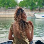 China Anne McClain Instagram - La Seine • any great book recommendations? something riveting 📖 Seine River, Paris, France