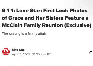 China Anne McClain Instagram - SURPRISE! For the first time since Daddy’s Little Girls, @mynameissisi @laurynmcclain and I are playing SISTERS on-screen!! Watch @911lonestar on FOX to see us on APRIL 18TH! 🤩🤍