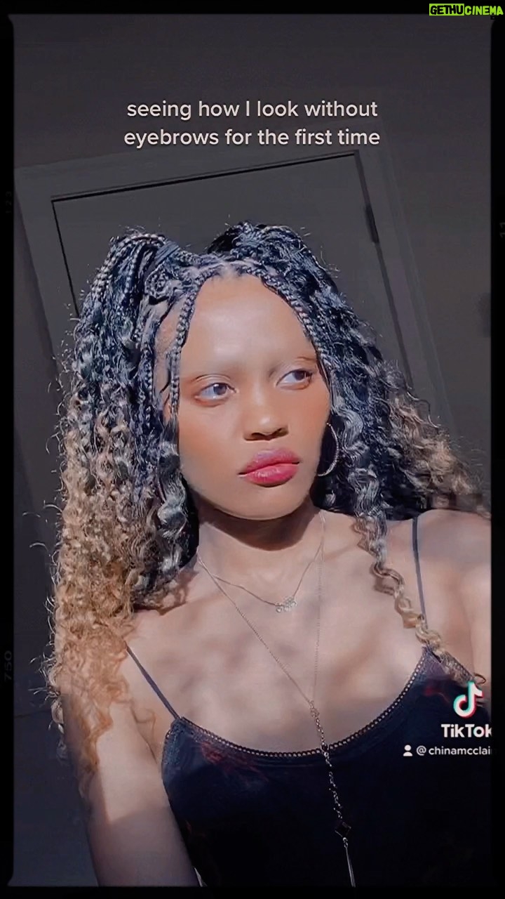 China Anne McClain Instagram - I shaved my eyebrows off.