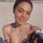 China Anne McClain Instagram - a sweetheart gave me a rose at the beach. I hope all his dreams come true ❤️