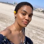 China Anne McClain Instagram - a sweetheart gave me a rose at the beach. I hope all his dreams come true ❤️