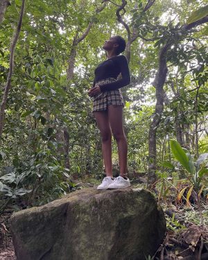 China Anne McClain Instagram - my happy place 🌺😊 God, You really are Creativity.  photo creds - @mynameissisi <3