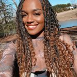 China Anne McClain Instagram - hello all, it’s been a while 🌸 i’m so excited for Christmas! :) Tyler Perry Studios