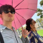 Chinnarat Siriphongchawalit Instagram - sunday with my galaxy 👵🏼🧔🏻‍♂️🧡