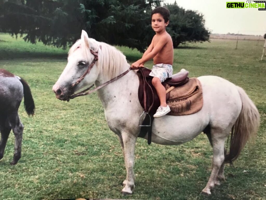 Chino Darín Instagram - “De qué color era el caballo blanco de San Martín?” #90s