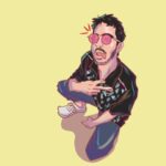 Chino Darín Instagram - ✍️ by @makkoilustraciones
