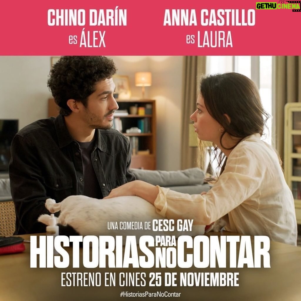 Chino Darín Instagram - Mañana estrena “Historias para no contar” de Cesc Gay en los mejores cines de España!