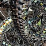 Chino Darín Instagram – Tenia en el reel esta locura de instalación que vi en @labiennale x Yunchul Kim (Korean Pavilion) Biennale Venezia
