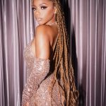 Chloe Bailey Instagram - felt like a princess last night 💖 thanks @tvonetv for honoring me and seeing me. thank you @michellewilliams for surprising and presenting the award to me. immensely grateful. can’t wait for you all to see the performance 🥰
