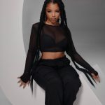 Chloe Bailey Instagram - so happy to officially share sis and i’s collection with you! it’s available now! shop my look, designed exclusively with @vspink can’t wait to see you all in them 😍 #pinkpartner