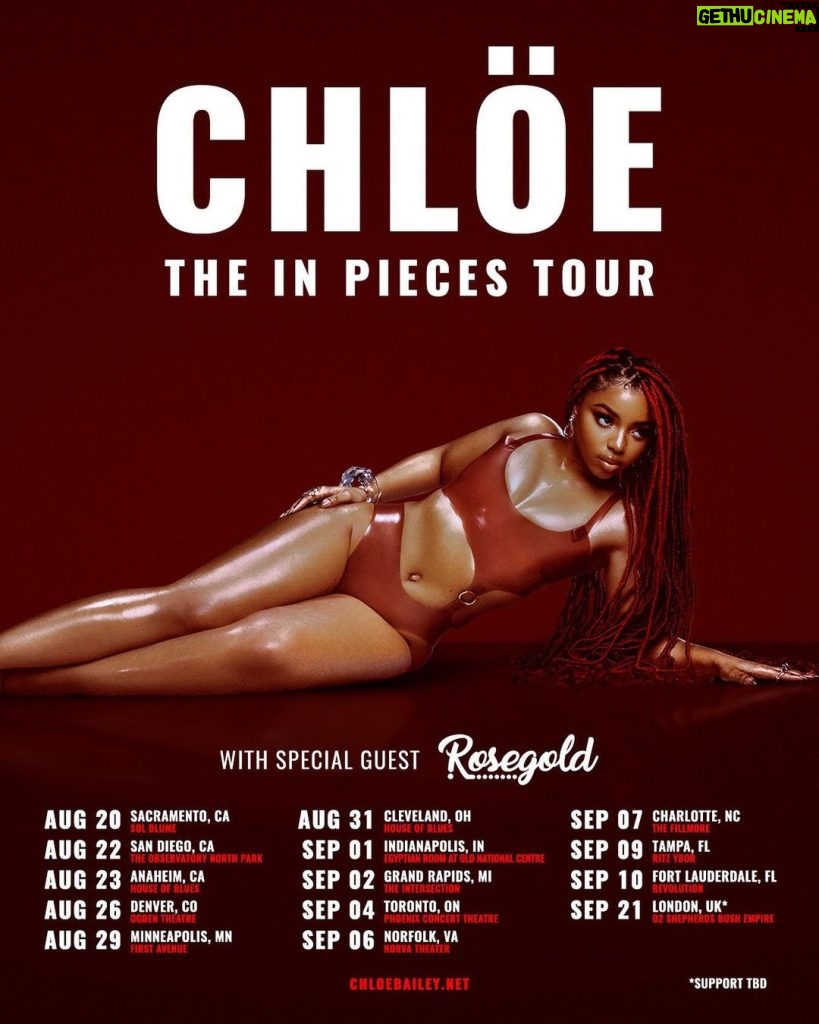 Chloe Bailey Instagram - 2nd run here in 10 days… see you on tour babies 💋