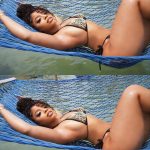 Chloe Bailey Instagram - bae watch 🌊