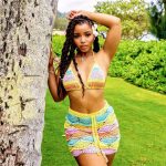 Chloe Bailey Instagram – phone on dnd 💋🏝️